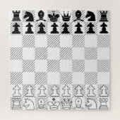 Klassisches Schachbrett Puzzle (Vertikal)