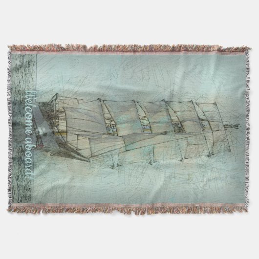 Klassisches Schiff (blau) Decke (Vorderseite)