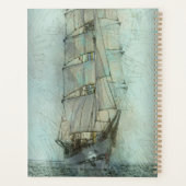 Klassisches Schiff (blau) Planer (Rückseite)