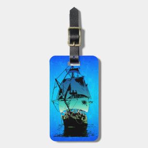 Klassisches Schiff Gepäckanhänger