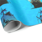 Klassisches Schiff Geschenkpapier (Rolleneckpunkt)
