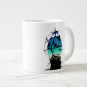Klassisches Schiff Jumbo-Tasse (Vorderseite Rechts)