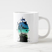 Klassisches Schiff Jumbo-Tasse (Rechts)