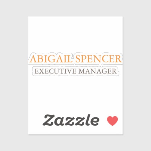 Klassisches Schlicht Einfaches Schwarz-weißes Beru Aufkleber (Blatt)