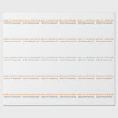 Klassisches Schlichtes, einfaches und Berufliches Geschenkpapier (Flach)