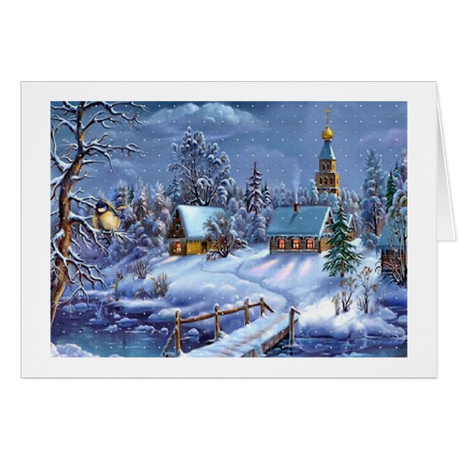 Klassisches, schönes Weihnachtsbild (Vorderseite (Horizontal))