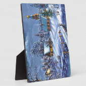 Klassisches, schönes Weihnachtsbild Fotoplatte (Seite)