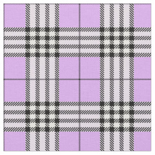 Klassisches schottisches Tartan-Muster Lila Stoff