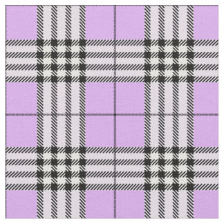 Klassisches schottisches Tartan-Muster Lila Stoff