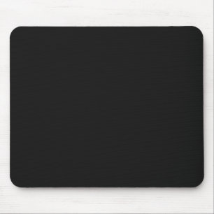 Klassisches Schwarz individuell anpassbar Mousepad
