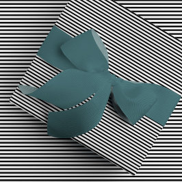 Klassisches Schwarz-Pinstripe-Musterpapier Geschenkpapier