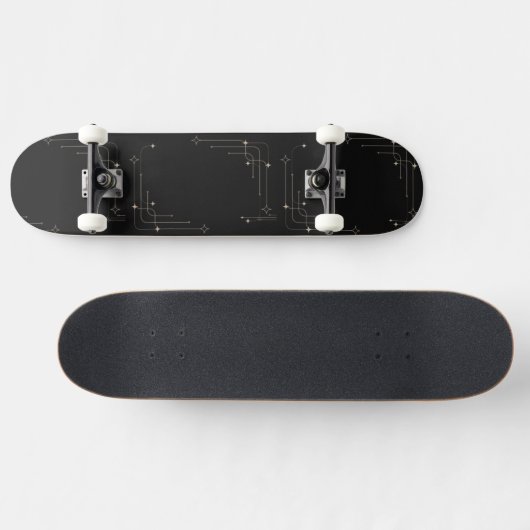 Klassisches Schwarz Skateboard (Horizontal)