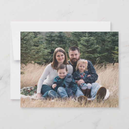 Klassisches Schwarz-Weiß-Erntedank-Dinner Party Einladung (Rückseite)