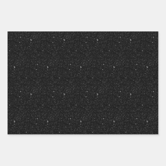 Klassisches Schwarz-Weiß-Hahnentrittmuster Geschenkpapier Set (Vorderseite 2)