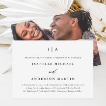 Klassisches Schwarz-Weiß-Monogramm-Foto