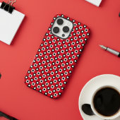 Klassisches Schwarz-Weiß-Muster Case-Mate iPhone Hülle