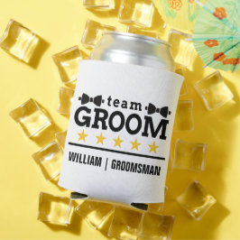 Klassisches Schwarz-Weiß-Team Dosenkühler