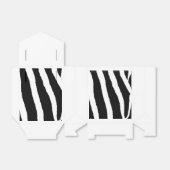 Klassisches Schwarz-Weiß-Zebra-Muster Geschenkschachtel (Ungefaltet)