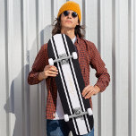 Klassisches Schwarz-weißes Racing Stripes Gold Mon Skateboard<br><div class="desc">Erstellen Sie Ihre eigenen, personalisierten, klassischen schwarz-weißen Rennstreifen, coole, stilvolle, elegante Imitate Gold Typografie Drehbuch, beste Qualität harten Rock-Ahorn-Wettkampfdeck skateboard. Zum Anpassen geben Sie einfach Ihren Namen / Monogramm / Initialen ein. Während Sie hinzufügen / Design, werden Sie in der Lage sein, eine Vorschau auf Ihre Erstellung zu sehen, während...</div>