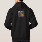 Klassisches Schwarzes PEW36 Hoodie (Rückseite)