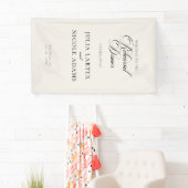 Klassisches schwarzes Probedinner-Banner-Schild au Banner (Insitu)