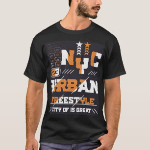Klassisches schwarzes T-Shirt – minimalistischer s