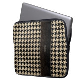 Klassisches Schwarzes und Laptopschutzhülle (Vorderseite Links)