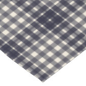 Klassisches schwarzes und Sahnekariertes Tischdecke (Schrägansicht)