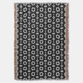 Klassisches Schwarzweiß-Design Decke (Vorderseite Vertikal)