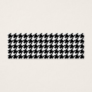 Klassisches Schwarzweiss-Hahnentrittmuster-Muster