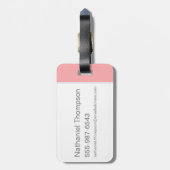 Klassisches Schweinefleisch "Das sind alle Leute!" Gepäckanhänger (Rückseite vertikal)