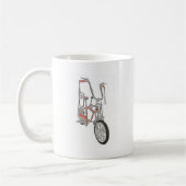 Klassisches Schwinn orange Krate Sechzigerjahre Kaffeetasse (Links)