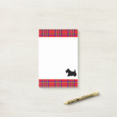 Klassisches Scottish Terrier Notizblock-Geschenk Post-it Klebezettel (Auf Schreibtisch)
