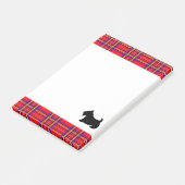 Klassisches Scottish Terrier Notizblock-Geschenk Post-it Klebezettel (angewinkelt)