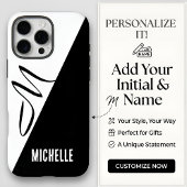 Klassisches Script Mit Monogramm Case-Mate iPhone Hülle