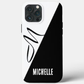 Klassisches Script Mit Monogramm Case-Mate iPhone Hülle (Rückseite)