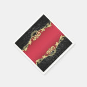 Klassisches Scrollwork-Design Serviette (Ecke)
