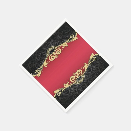 Klassisches Scrollwork-Design Serviette (Ecke)