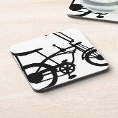 KLASSISCHES Sechzigerjahre FAHRRADBICYLE SCHWINN Getränkeuntersetzer (Linke Seite)