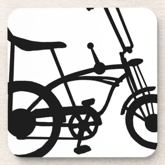 KLASSISCHES Sechzigerjahre FAHRRADBICYLE SCHWINN Getränkeuntersetzer (Vorderseite)