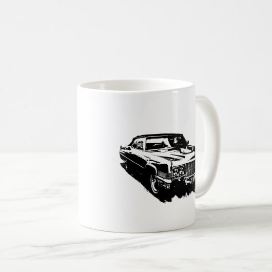 klassisches seltenes Cadillac-Reihe deville Kaffeetasse (VorderseiteRechts)