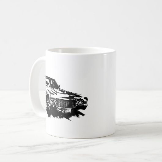 klassisches seltenes Cadillac-Reihe deville Kaffeetasse (Vorderseite Links)