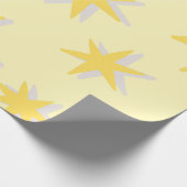 Klassisches Senfsternmuster für Opa Geschenkpapier (Ecke)
