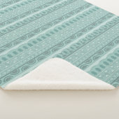 Klassisches Sherpa-Throw-Blau Sherpadecke (3/4)