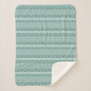 Klassisches Sherpa-Throw-Blau Sherpadecke