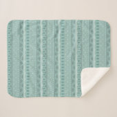 Klassisches Sherpa-Throw-Blau Sherpadecke (Vorderseite (Horizontal))