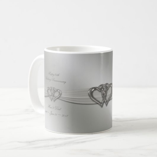 Klassisches Silber-25. Kaffeetasse (Vorderseite Links)