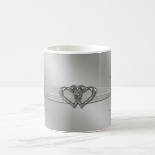 Klassisches Silber-25. Kaffeetasse (Mittel)