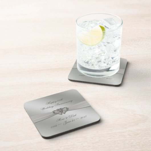 Klassisches Silber-25. Untersetzer (Rechte Seite)