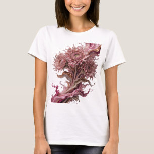 Klassisches Silber ABSTRACT ART Grafik T-Shirt